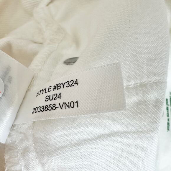 J.Crew Relaxed Denim Short White High Rise Classic Minimalist White 26 NWT - Picture 11 of 11